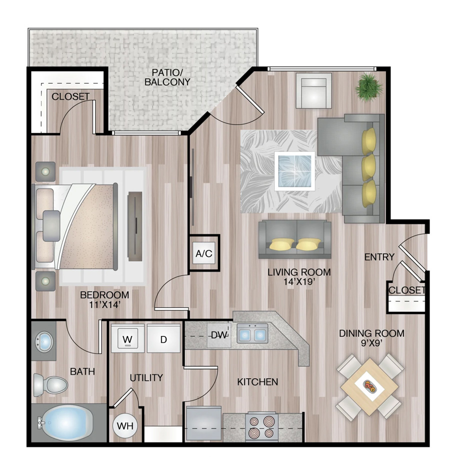 The Savannah floor plan